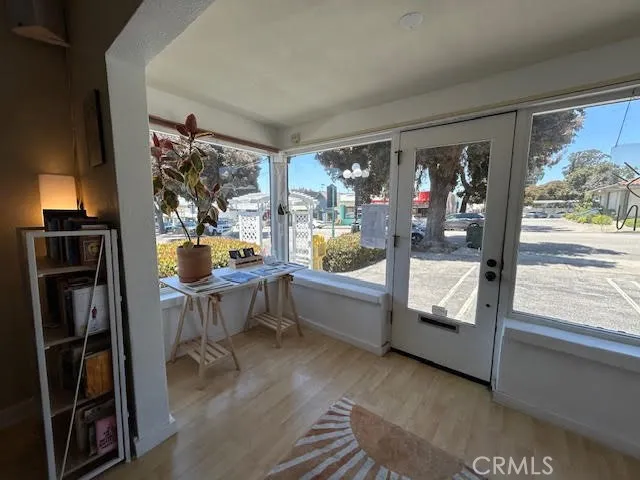 a very nice looking room with a large window