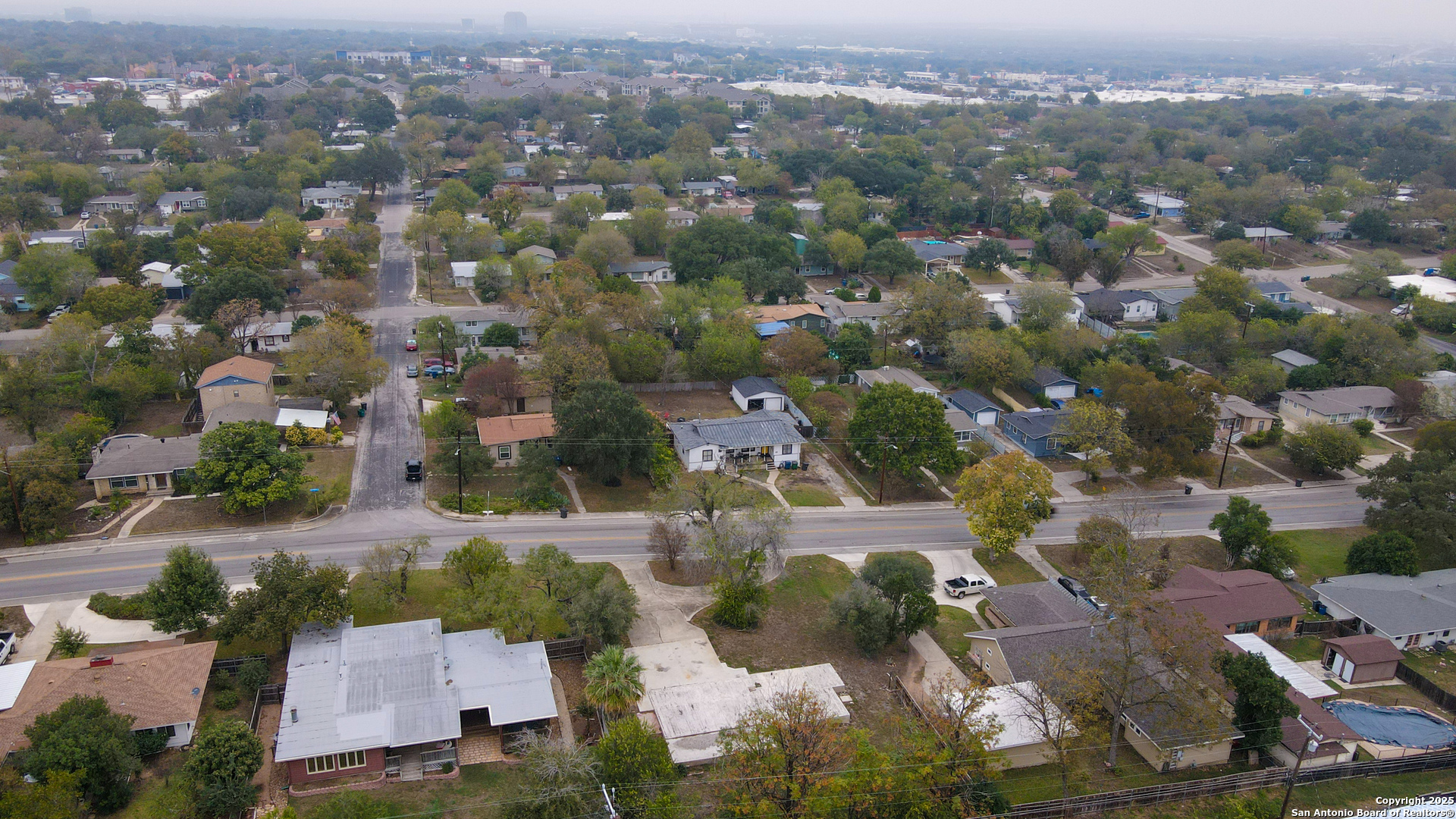 532 Rittiman Road Terrell Hills, TX 78209 - Photo 20 of 32 an aerial view of residential houses with outdoor space