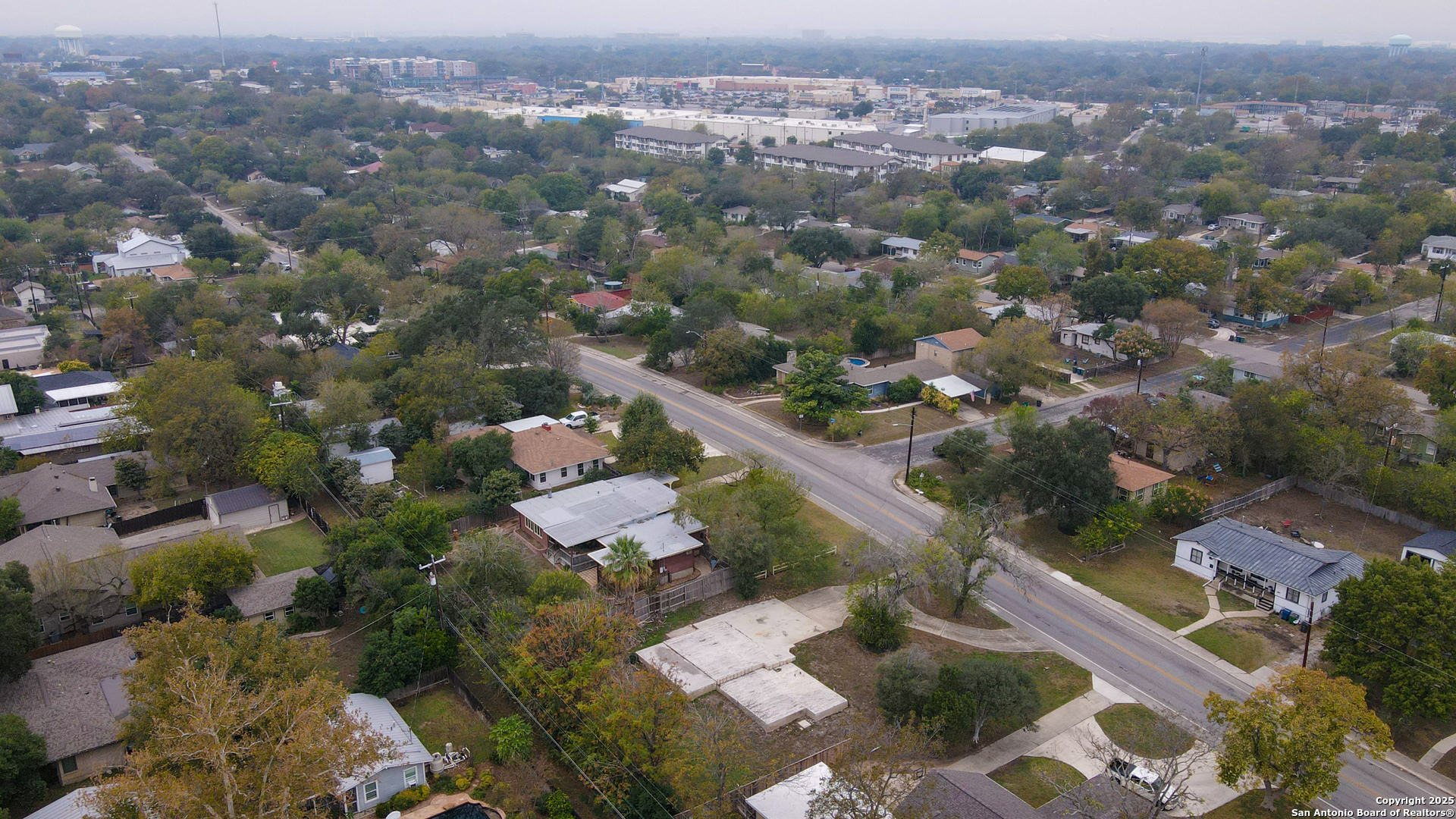 532 Rittiman Road Terrell Hills, TX 78209 - Photo 24 of 32 an aerial view of a city with lots of residential buildings