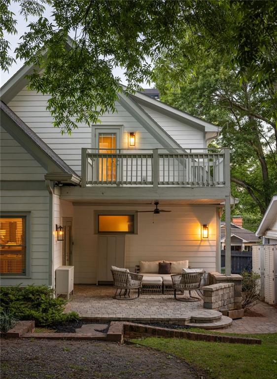 266 Atlanta Avenue Southeast Atlanta, GA 30315 - Photo 64 of 70 a front view of house with yard outdoor seating and trees