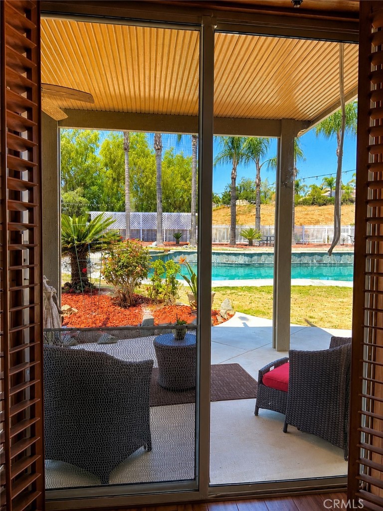 23841 Piedras Road Perris, CA 92570 - Photo 34 of 70 view to the patio from master bedroom