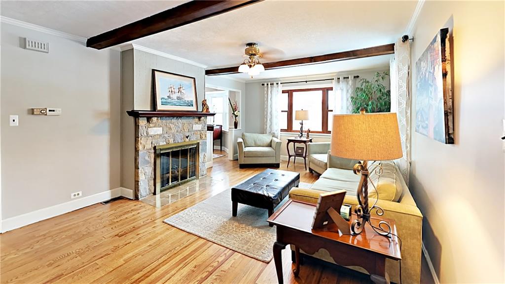 2760 Clearview Road Allison Park, PA 15101 - Photo 3 of 25 Refinished hardwood flooring