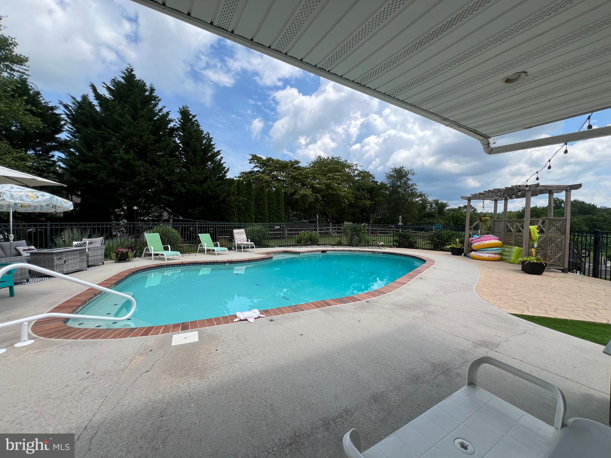 1005 Wesley Road Finksburg, MD 21048 - Photo 6 of 81 pool view from the cabana (owner submitted)
