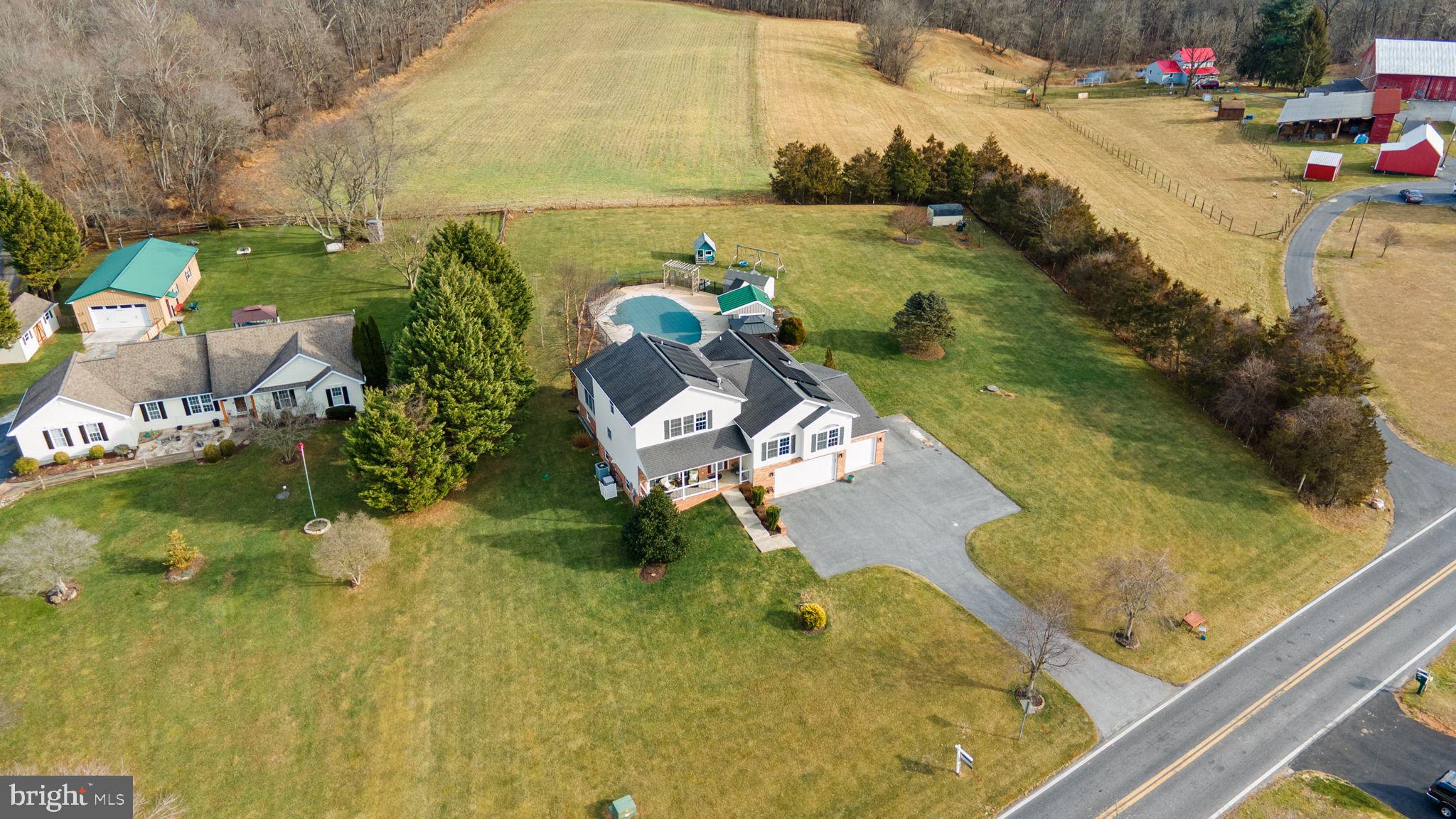 1005 Wesley Road Finksburg, MD 21048 - Photo 72 of 81 arial view of home and lot