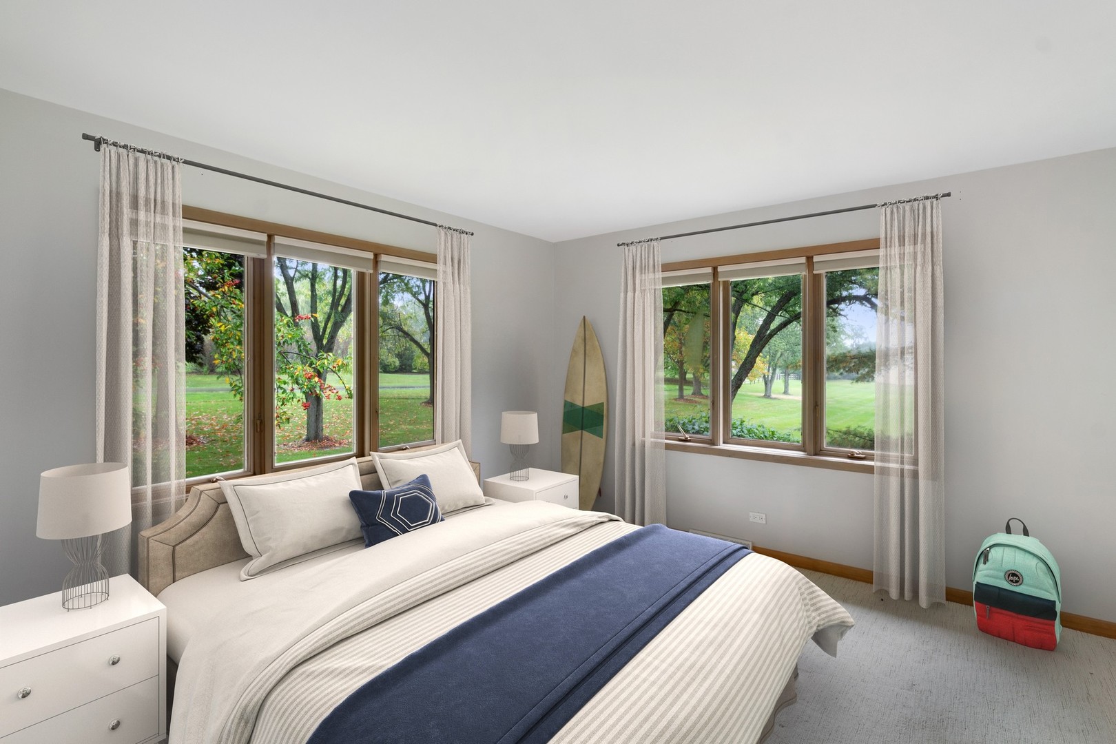 67 Round Barn Road Barrington Hills, IL 60010 - Photo 16 of 43 a bedroom with a bed and a window