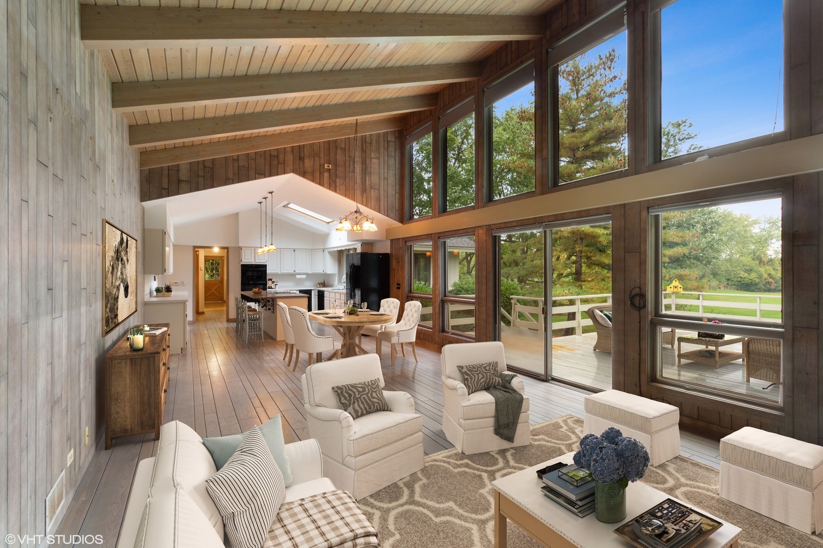 67 Round Barn Road Barrington Hills, IL 60010 - Photo 6 of 43 a living room with furniture and a large window