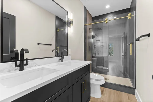 a close view of utility room