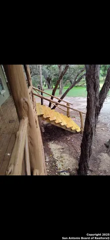 a view of a backyard with a sink