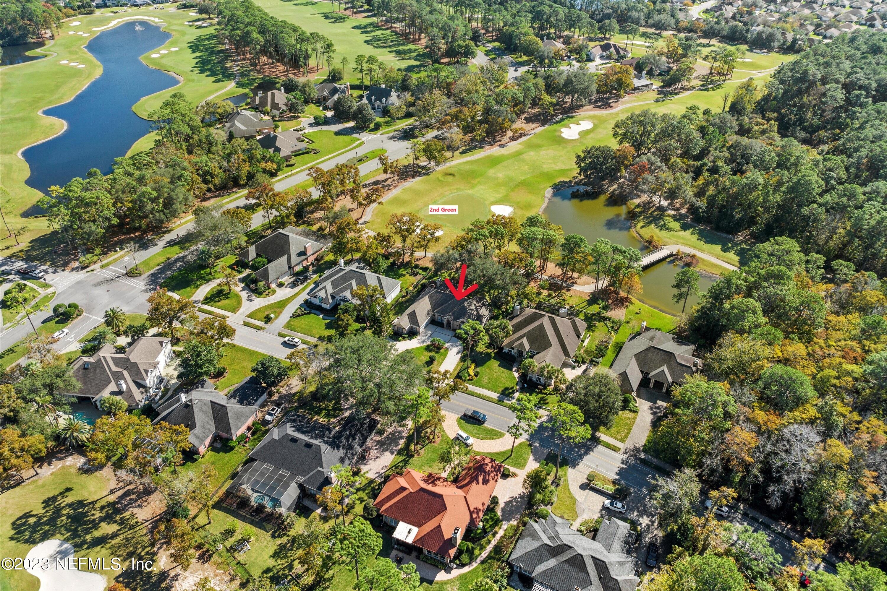 13062 Biggin Church Road South Jacksonville, FL 32224 - Photo 39 of 56 an aerial view of residential houses with swimming pool and outdoor space