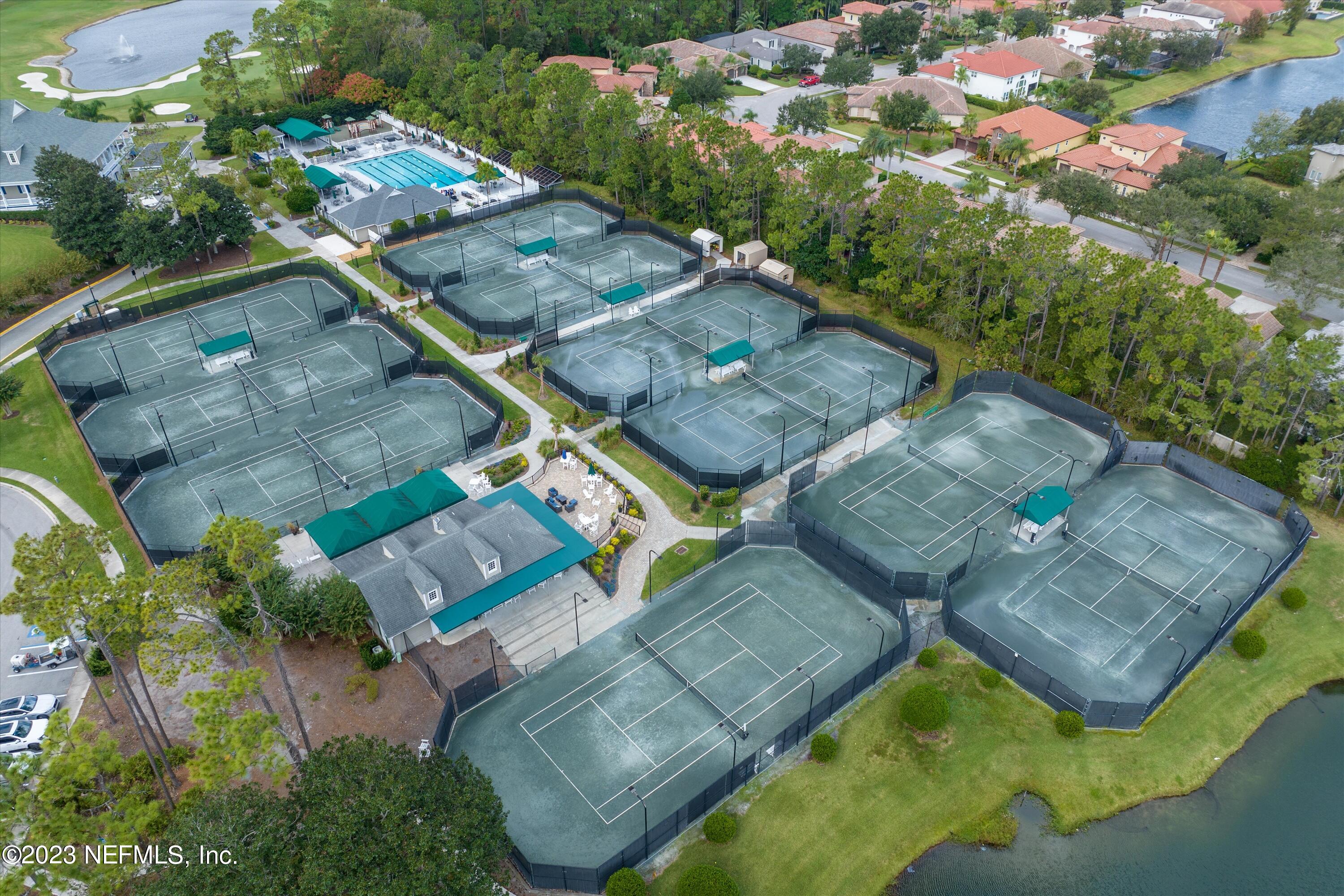 13062 Biggin Church Road South Jacksonville, FL 32224 - Photo 46 of 56 an aerial view of residential house with outdoor space and swimming pool