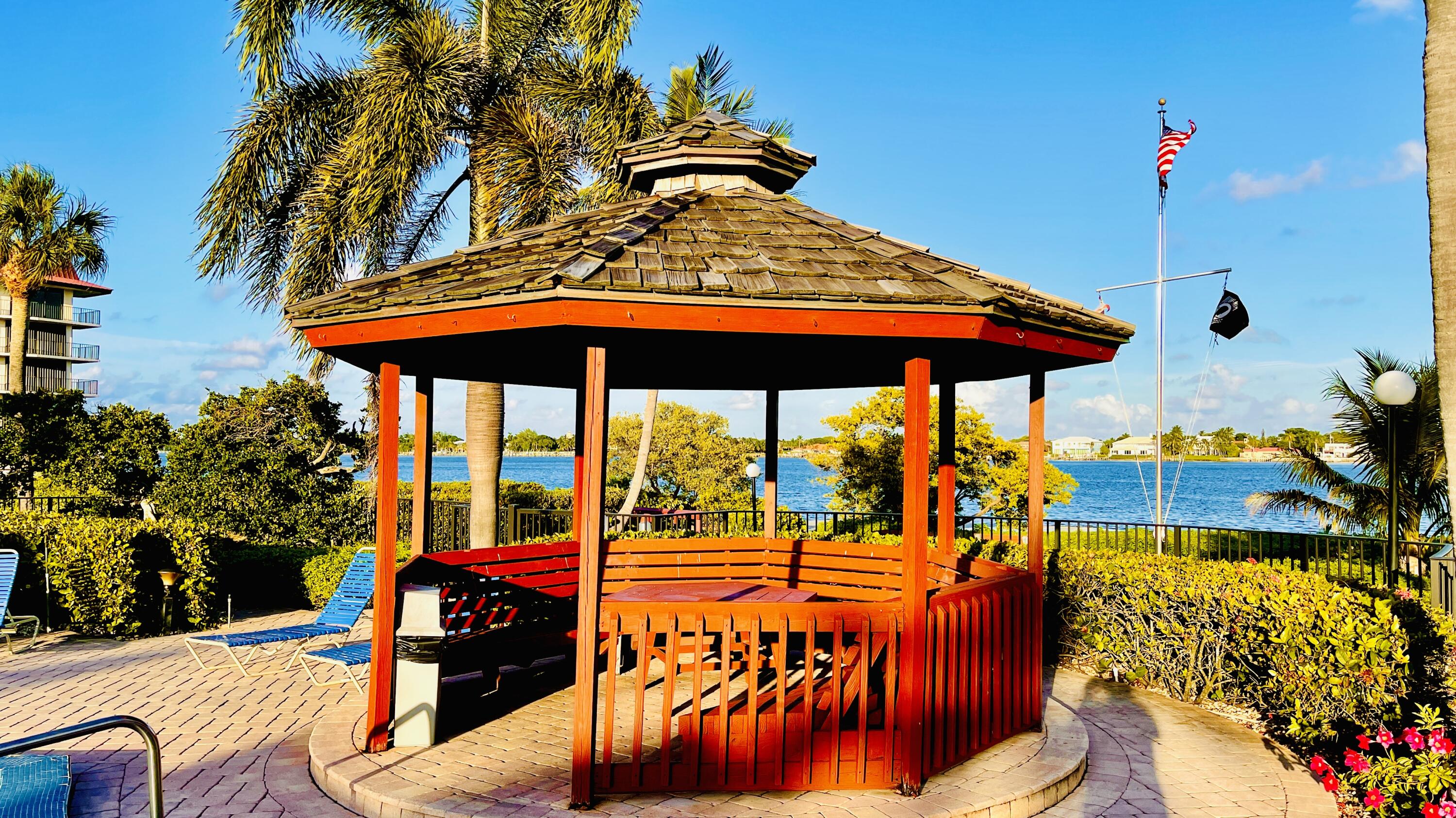 7030 Half Moon Circle, Unit 121 Hypoluxo, FL 33462 - Photo 17 of 74 Gazebo