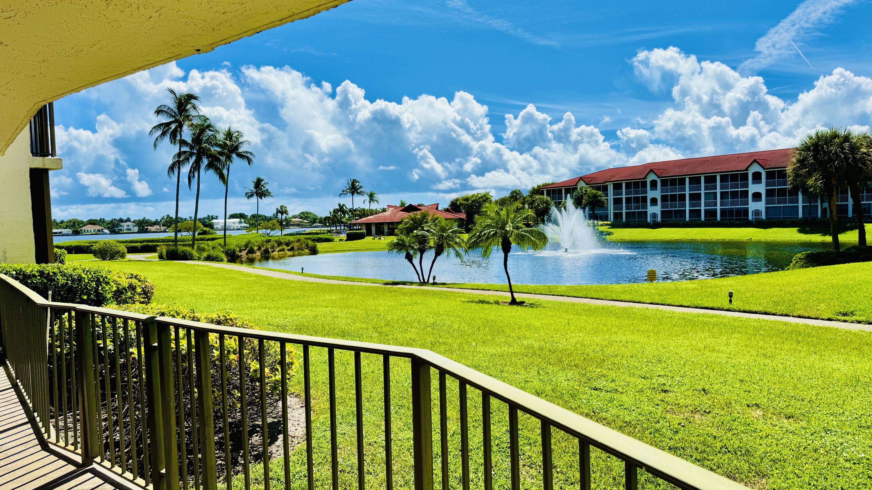 7030 Half Moon Circle, Unit 121 Hypoluxo, FL 33462 - Photo 26 of 74 Fountain and Intracoastal view