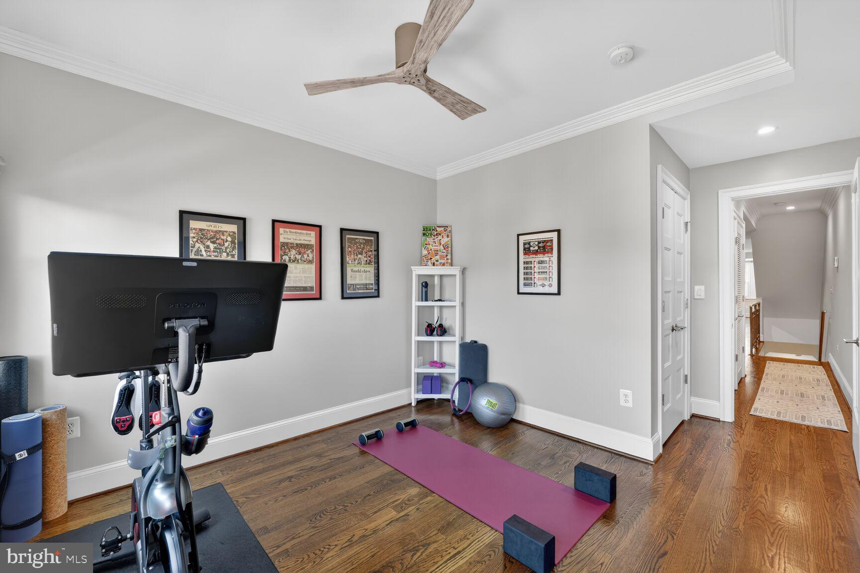 2446 Ontario Road Northwest, Unit 4 Washington, DC 20009 - Photo 19 of 65 a living room with furniture and wooden floor
