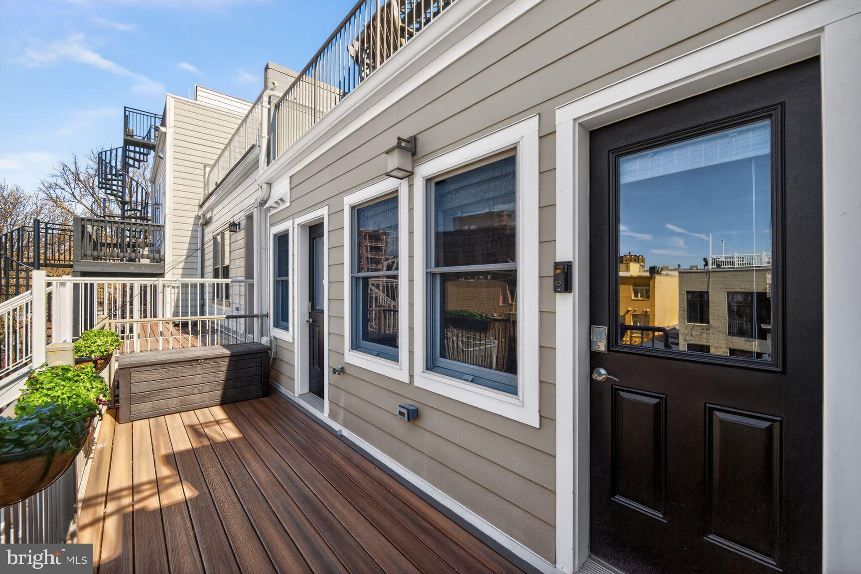 2446 Ontario Road Northwest, Unit 4 Washington, DC 20009 - Photo 22 of 65 Lower Level Deck off Office and Gym