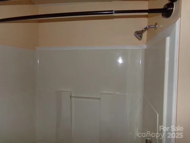 a close view of shower