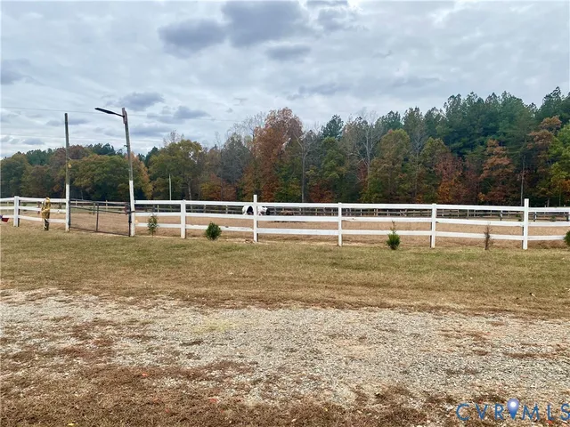 a view of outdoor space with a garden