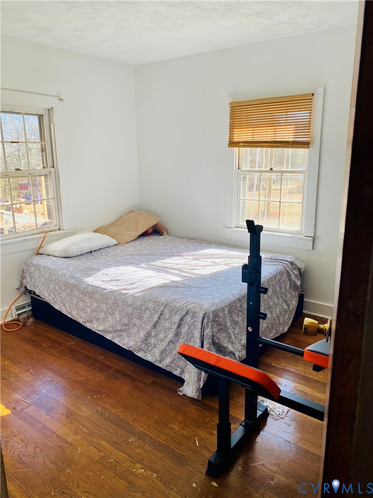 Bedroom featuring hardwood / wood-style floors