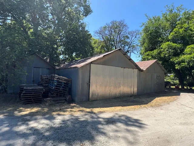 a view of road with trees