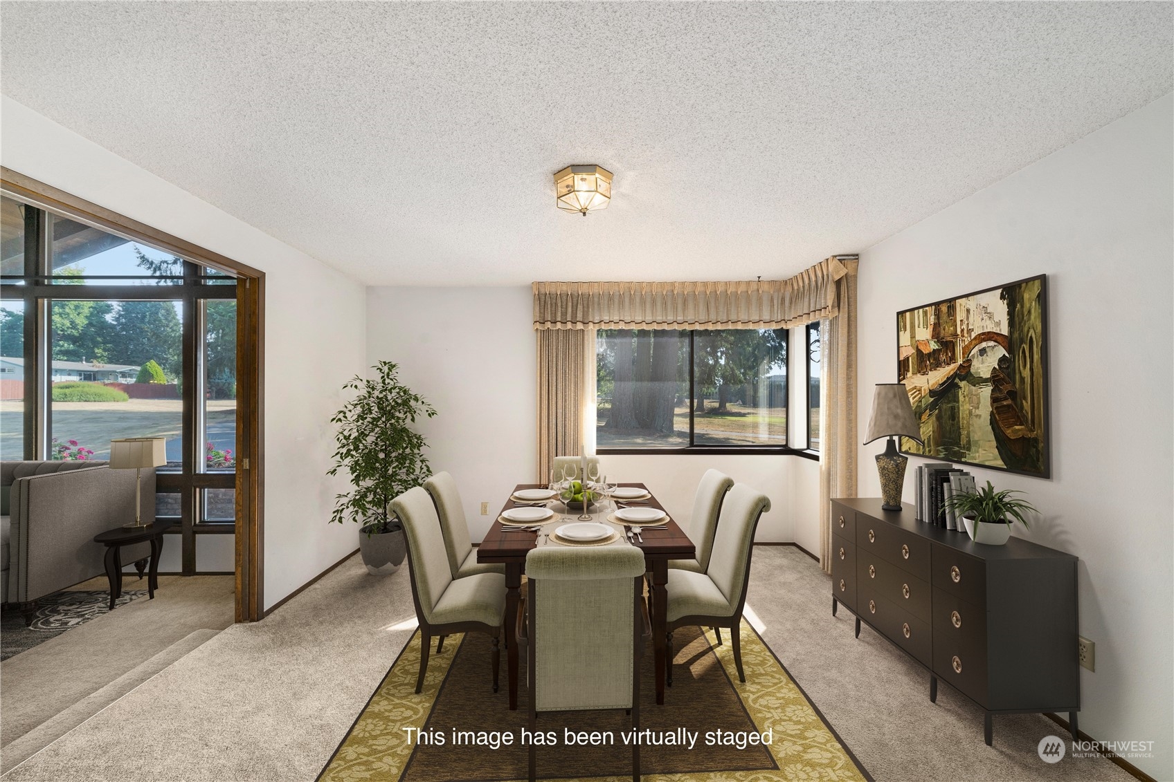 2435 McHugh Avenue Enumclaw, WA 98022 - Photo 17 of 35 a dining room with furniture and window