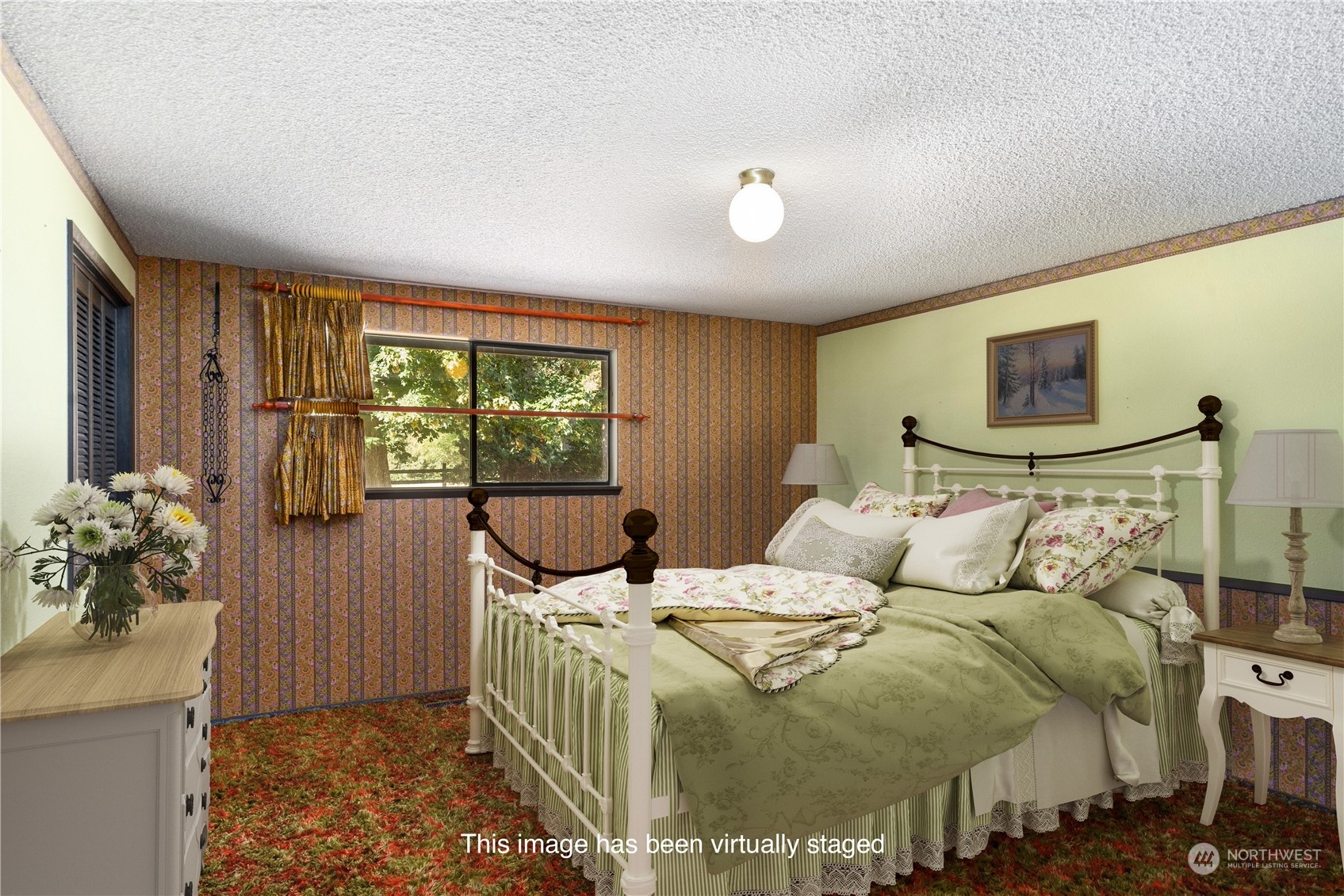 2435 McHugh Avenue Enumclaw, WA 98022 - Photo 21 of 35 a bedroom with a bed and a window