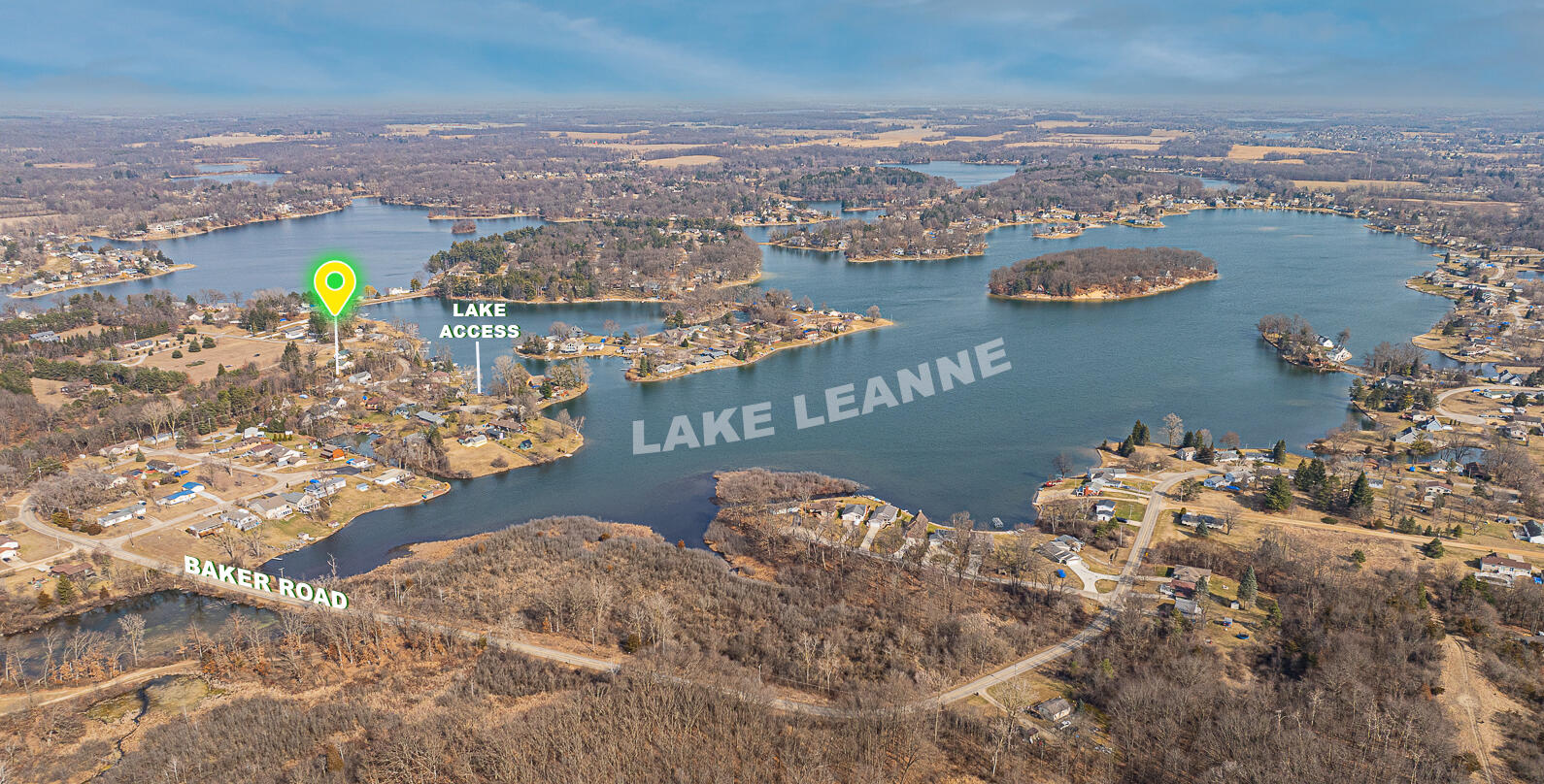 11222 Baker Road Jerome, MI 49249 - Photo 50 of 56 11222 Baker Rd Jerome MI 49249 (Aerial P