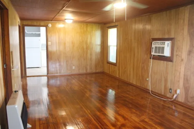 a view of livingroom with hardwood floor and window