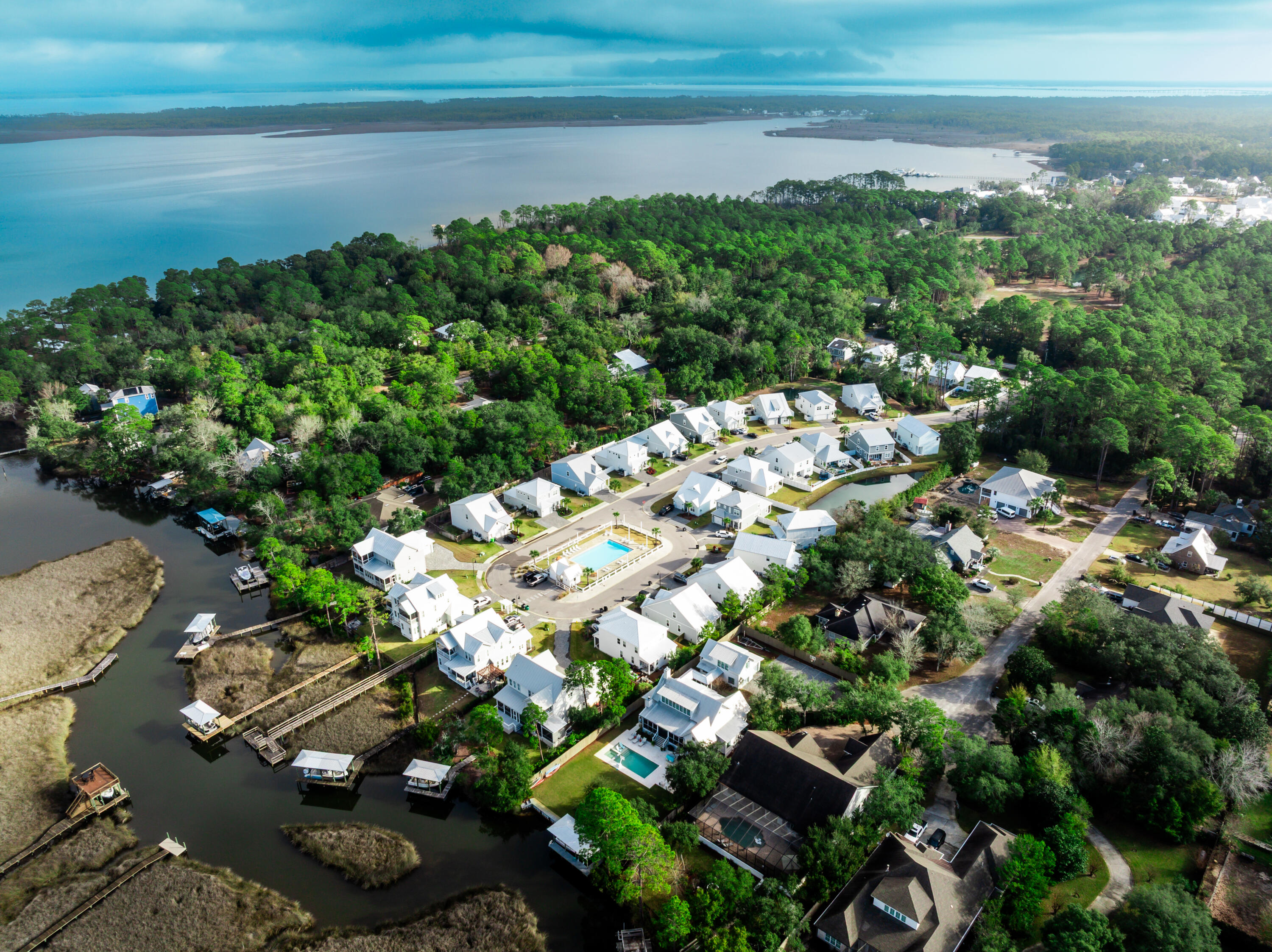 92 Bayou Edge Landing Santa Rosa Beach, FL 32459 - Photo 42 of 43 view of a lake with lots of trees