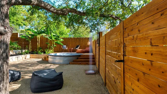 a view of outdoor space and patio