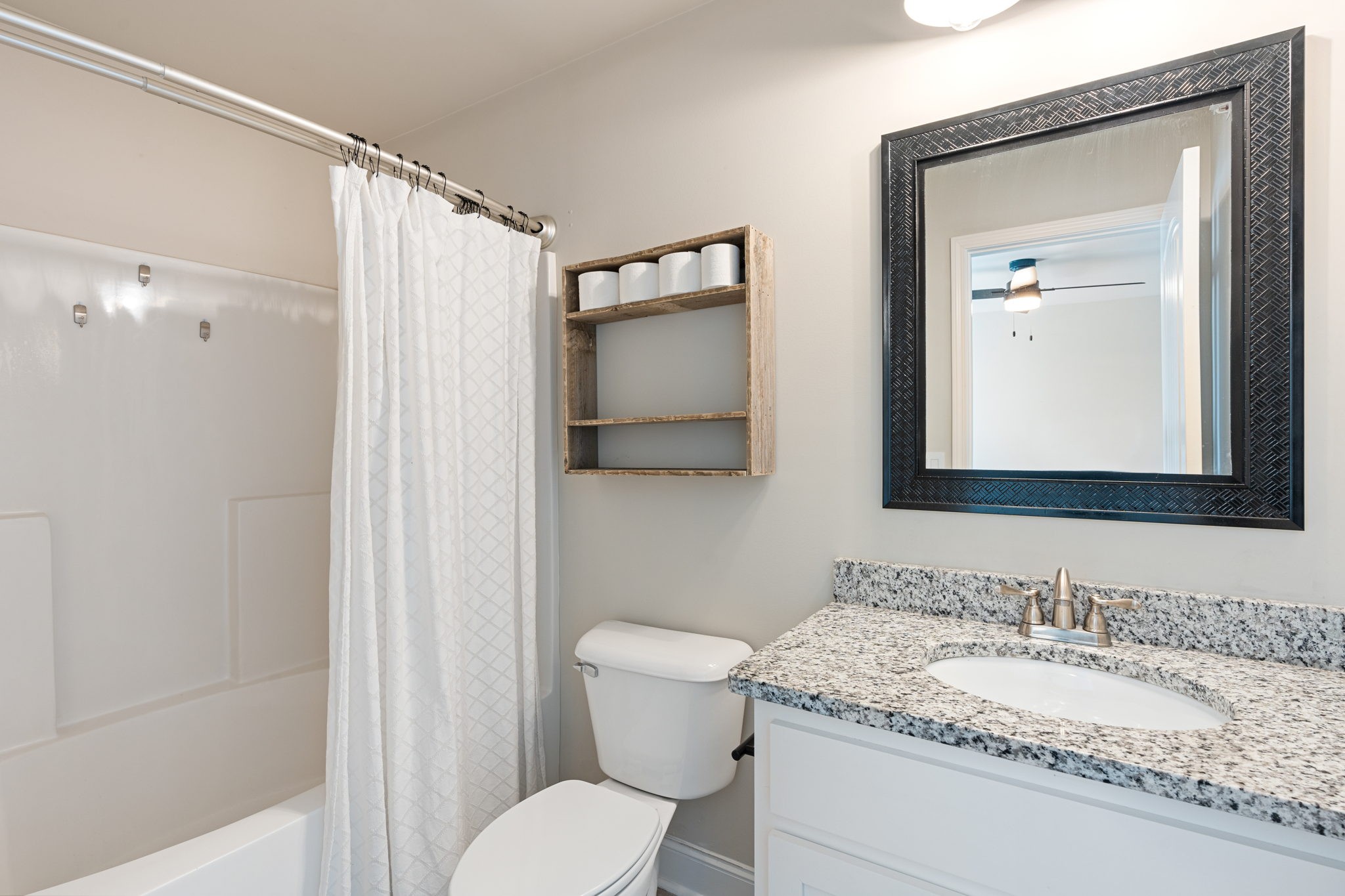 2034 Downstream Drive Ashland City, TN 37015 - Photo 8 of 23 a bathroom with a granite countertop sink toilet and mirror
