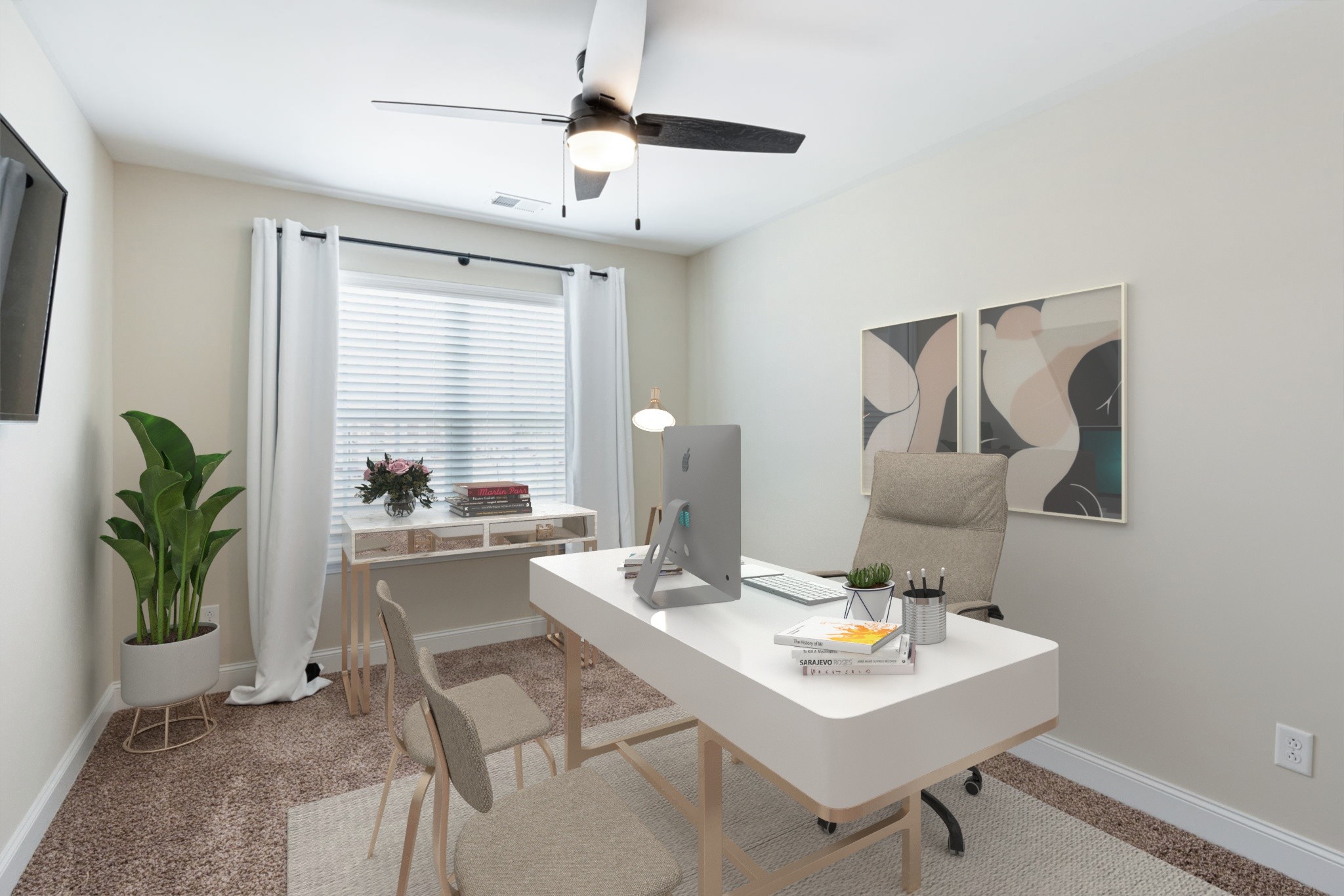 2034 Downstream Drive Ashland City, TN 37015 - Photo 10 of 23 a view of a dining room with furniture window and wooden floor