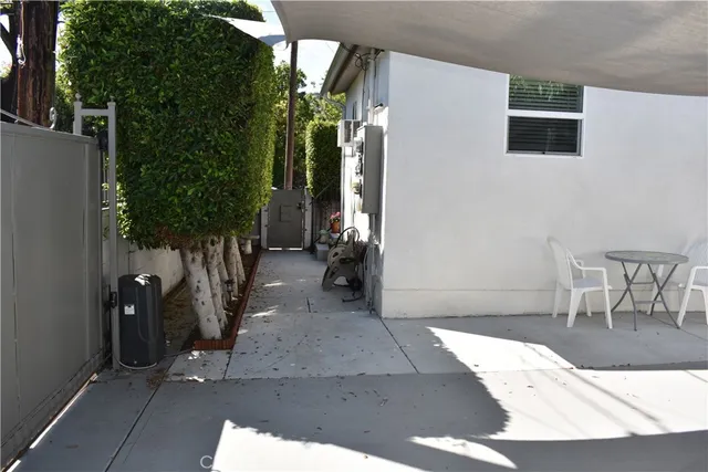 a view of outdoor space and porch