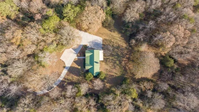 a view of lake and mountain