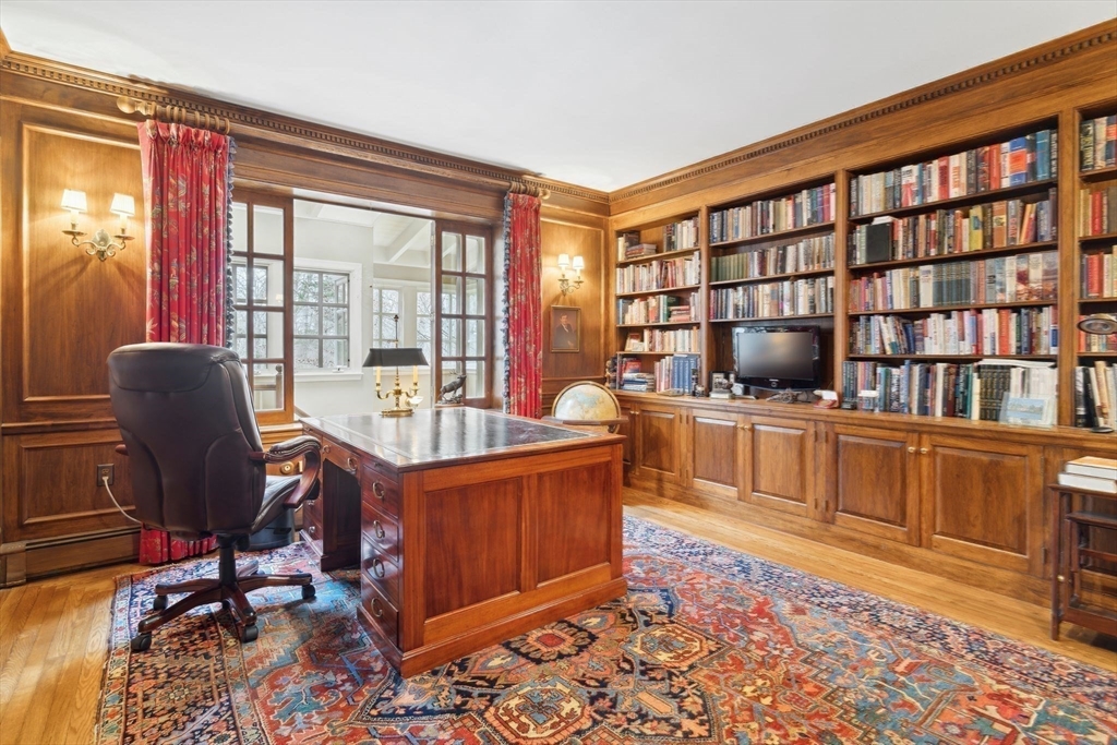 24 Wheeler Road Lincoln, MA 01773 - Photo 12 of 32 a view of a workspace with furniture and a window