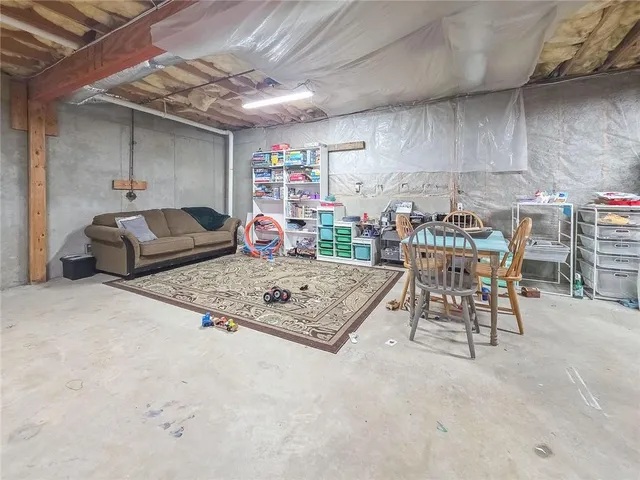 a view of a chairs in a room