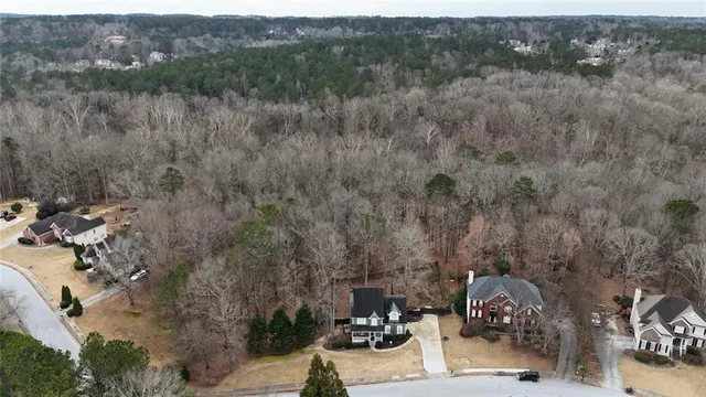 a view of a wooden bridge