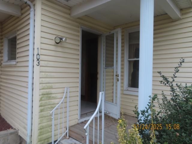 103 1st Street Bradford, IL 61421 - Photo 32 of 48 a view of front door and porch