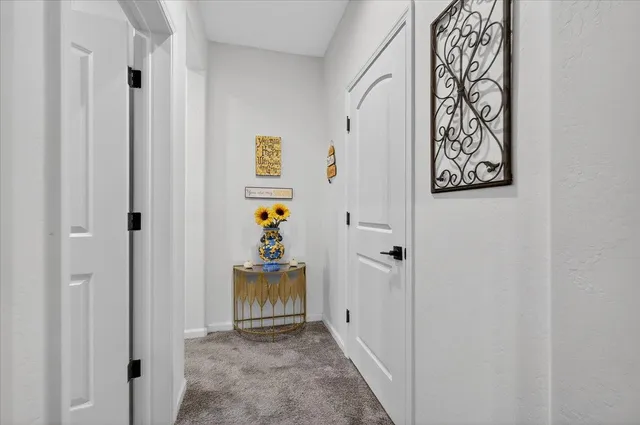 a view of a house with backyard porch and garden