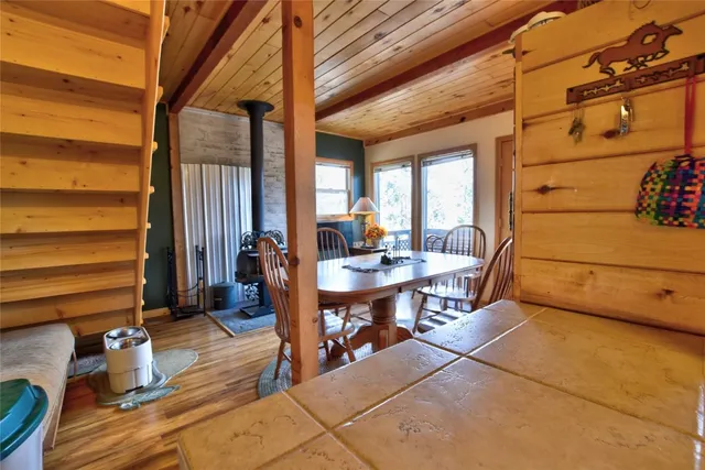 a view of a outdoor space with seating area