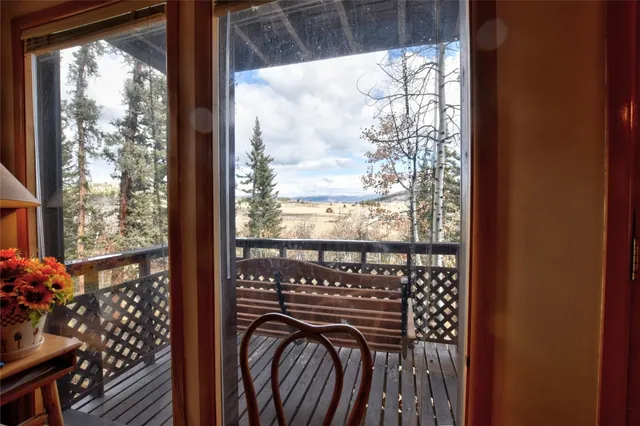 a view of a city from a window