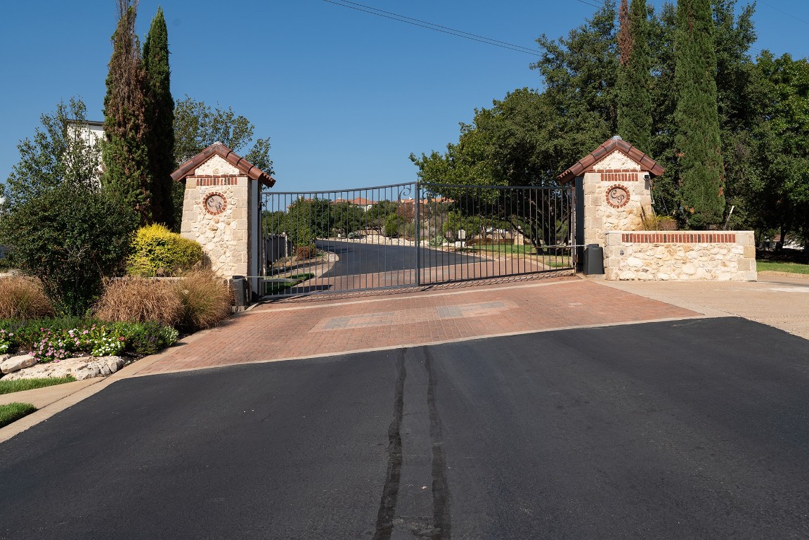 Front gate view