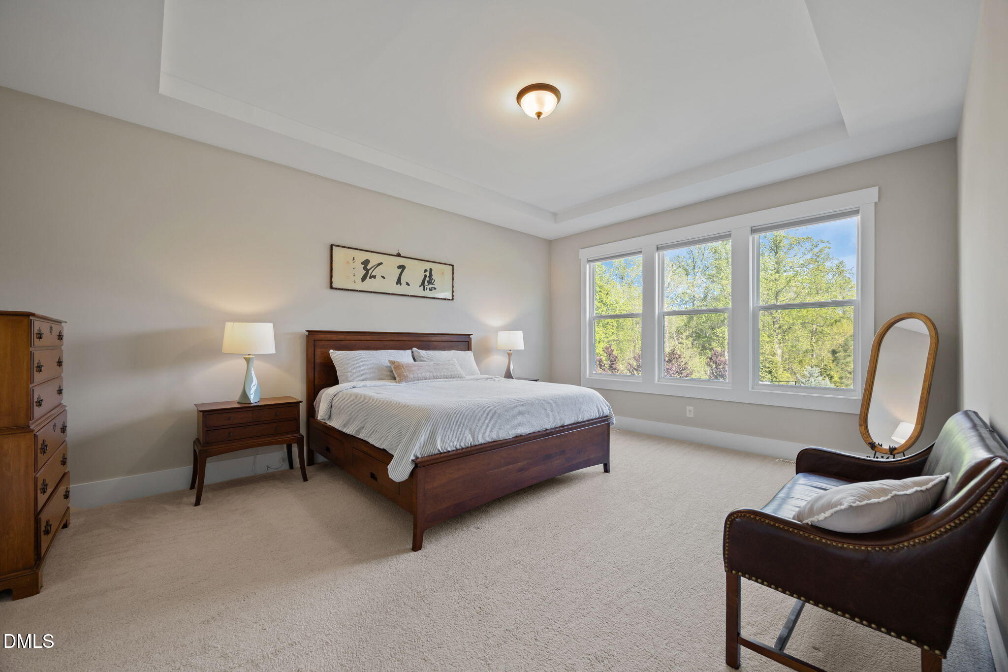 1324 Spicer Lane Rolesville, NC 27571 - Photo 17 of 59 a spacious bedroom with a bed chair and a window