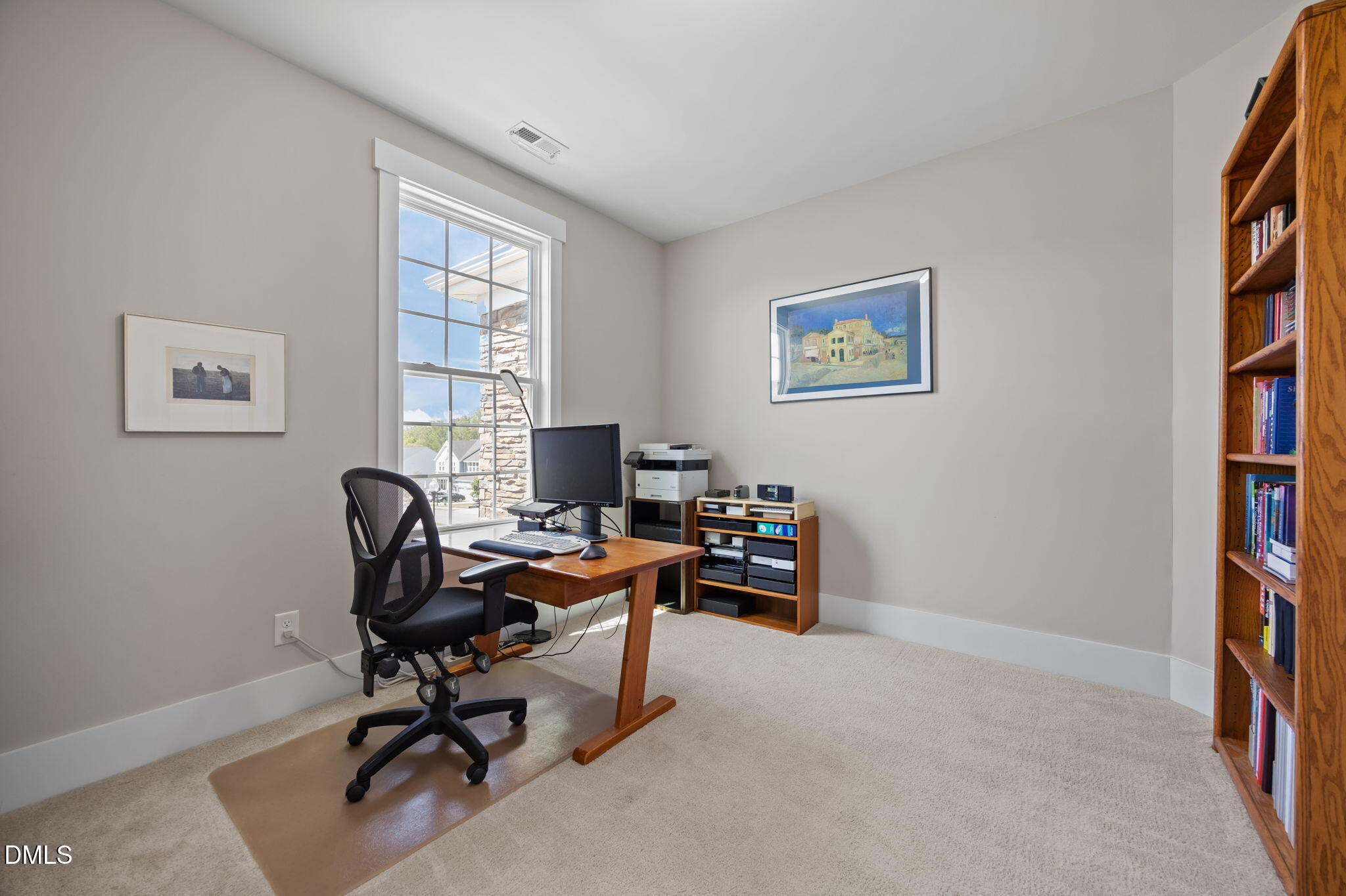 1324 Spicer Lane Rolesville, NC 27571 - Photo 38 of 59 a view of a workspace with a window and work space