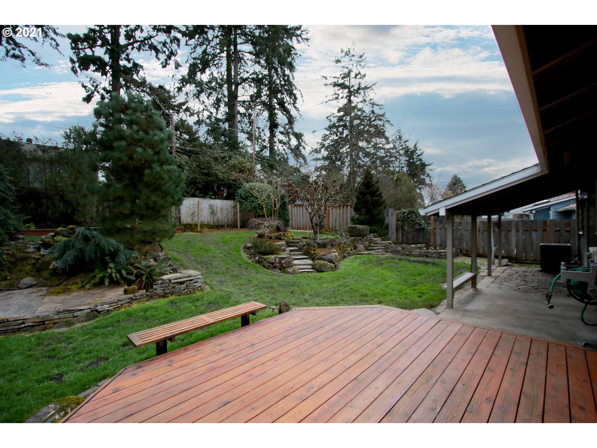 12740 Southwest Foothill Drive Portland, OR 97225 - Photo 21 of 27 a view of a backyard with sitting area