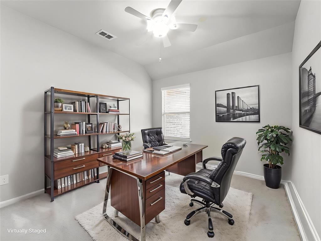 307 Acadia Lane Forney, TX 75126 - Photo 21 of 29 Virtually Staged Bedroom used as a Home Office