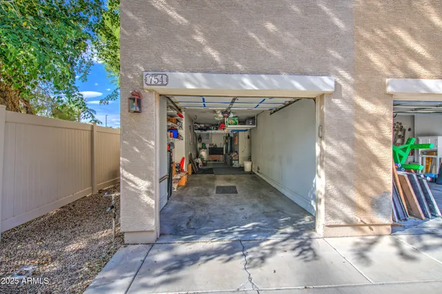 a view of a bedroom with gym equipment