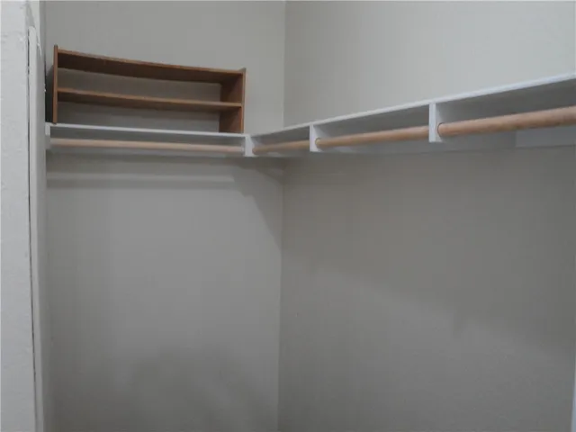a view of walk in closet