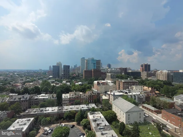 a city view with lot of high rise buildings