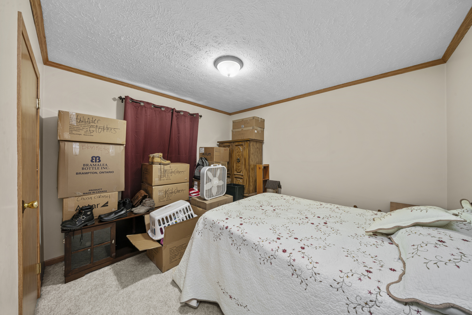 627 German Road Paw Paw, IL 61353 - Photo 19 of 45 a bed room with a bed and a chair