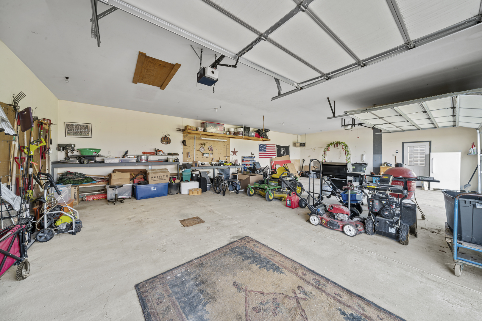 627 German Road Paw Paw, IL 61353 - Photo 27 of 45 a view of a garage with a bike and a garage