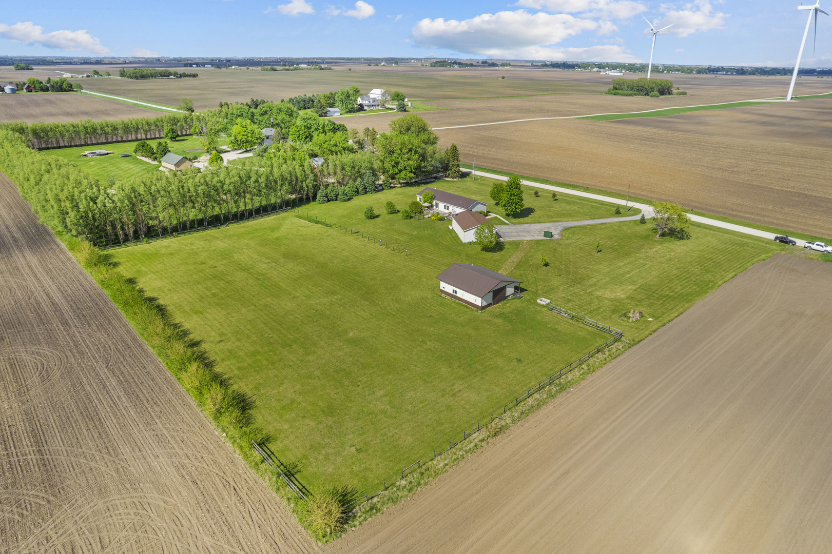 627 German Road Paw Paw, IL 61353 - Photo 41 of 45 a view of a lake with a big yard